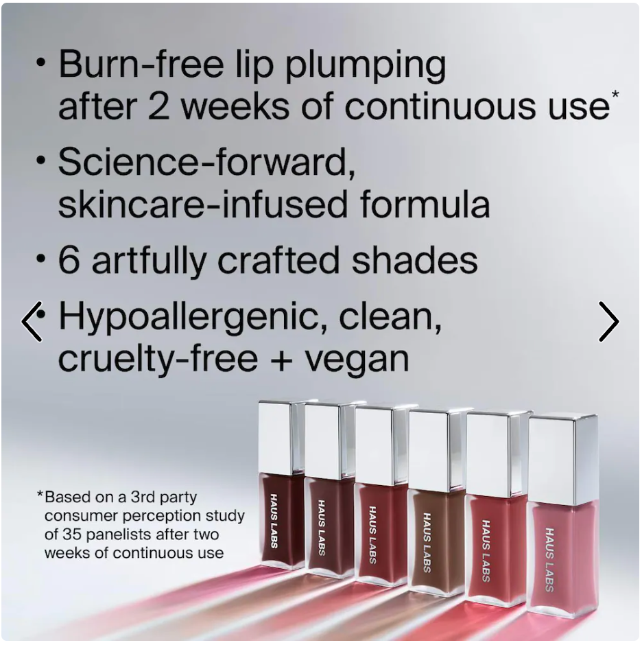 HAUS LABS BY LADY GAGA - PhD Hybrid Lip Glaze Plumping Gloss