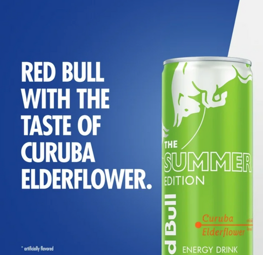 Red Bull Summer Edition Curuba Elderflower Energy Drink, 12 Fl Oz