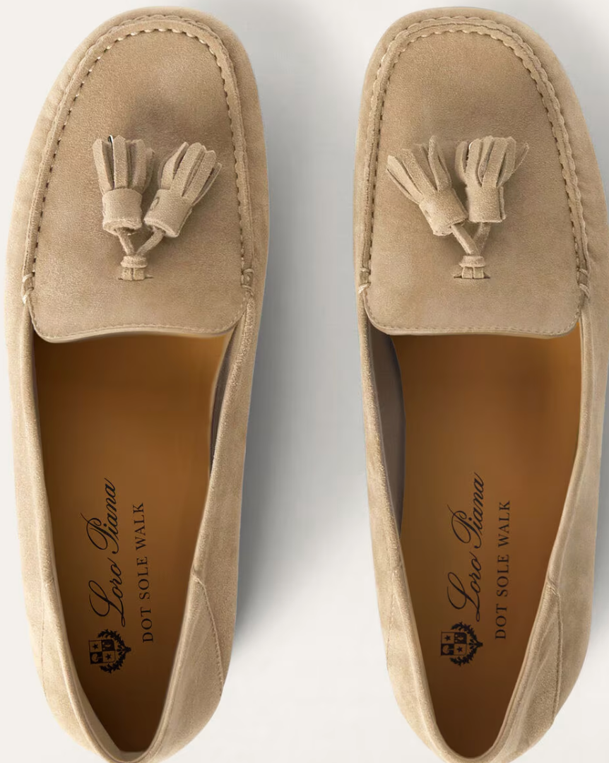 Dot Sole Walk Loafers -  Cashew Butter