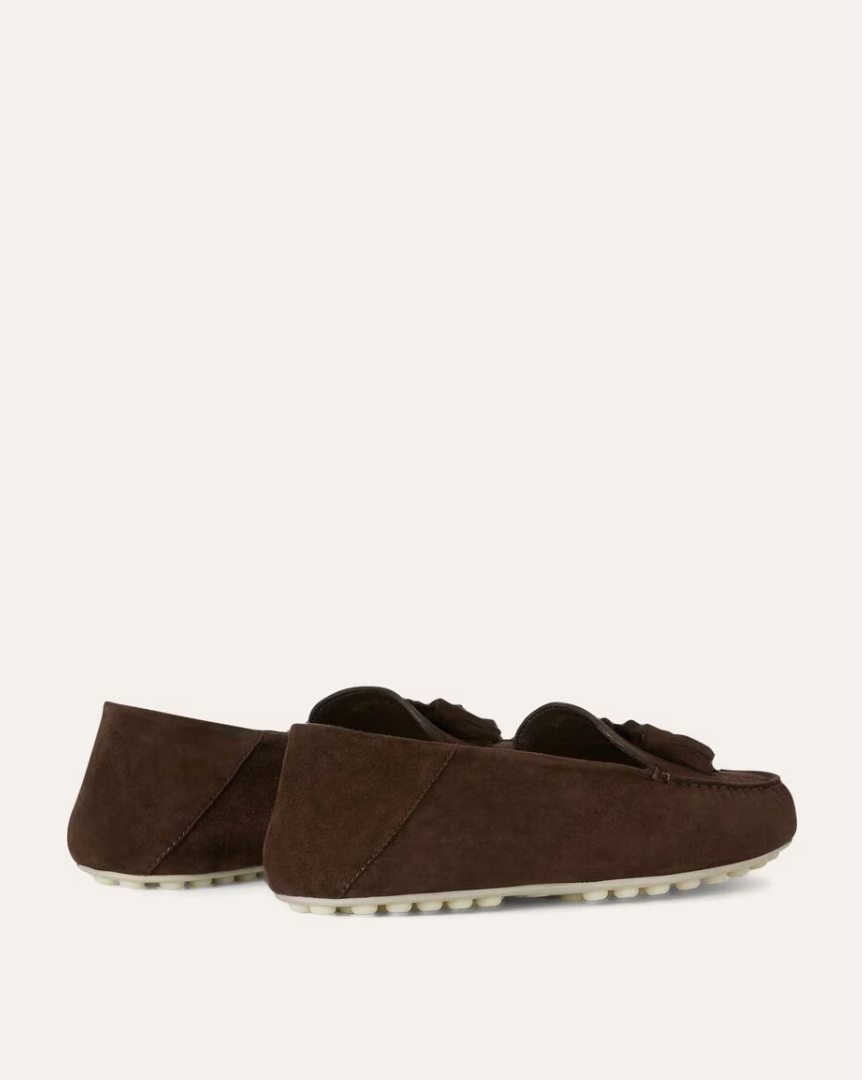 Dot Sole Walk Loafers -  Chocolate
