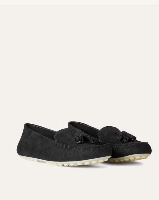 Dot Sole Walk Loafers -  Caviar