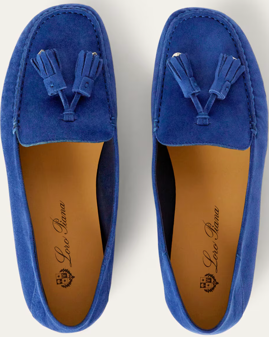 Dot Sole Walk Loafers -  Blue Fluorite