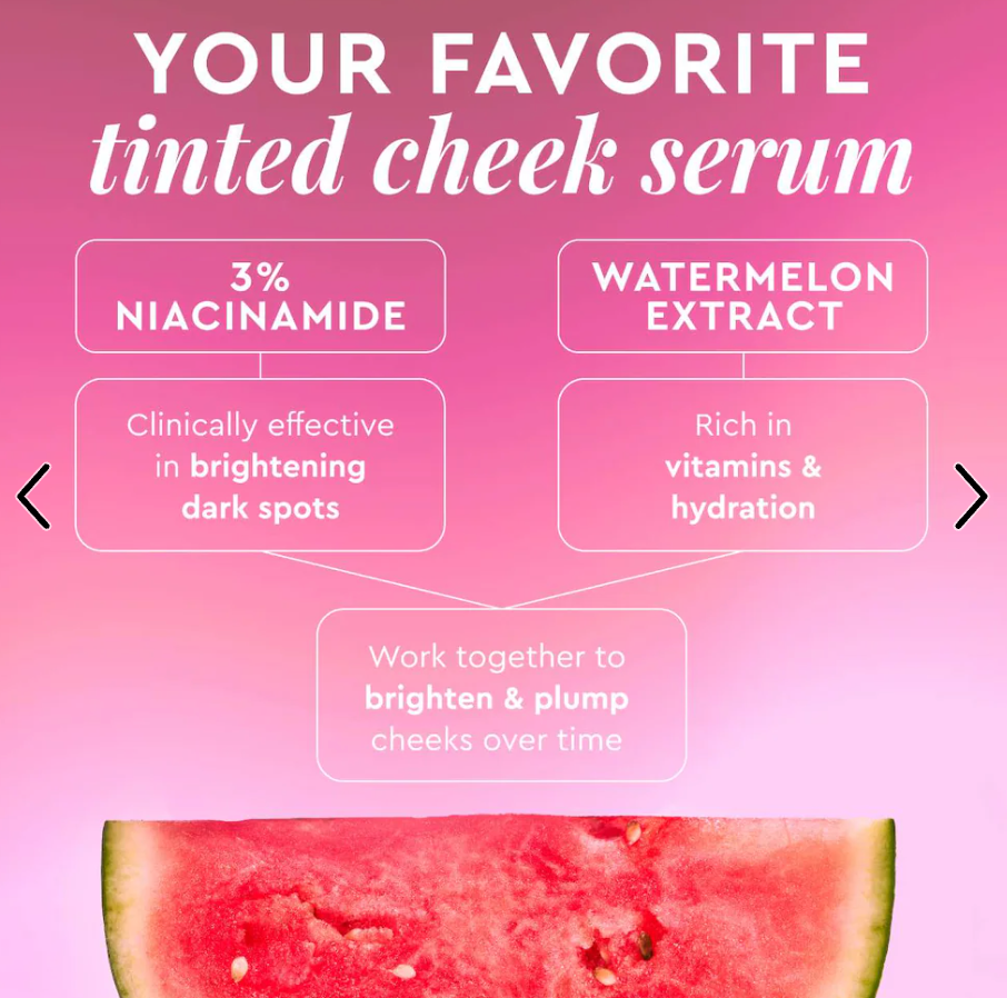 Glow Recipe  Watermelon Glow Niacinamide Dewy Flush - Brightening Serum Blush