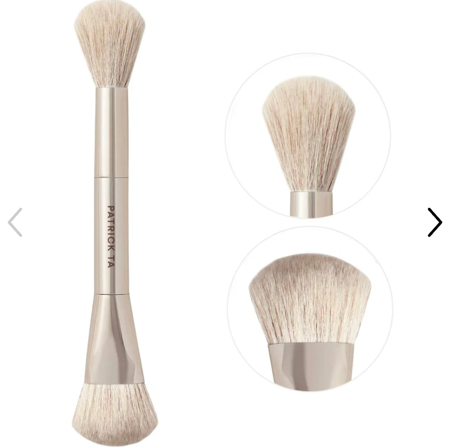 PATRICK TA  Dual Ended Precision Blush Brush
