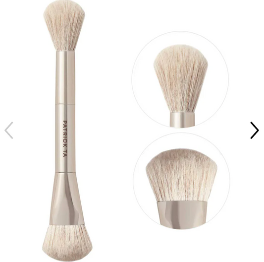 PATRICK TA  Dual Ended Precision Blush Brush