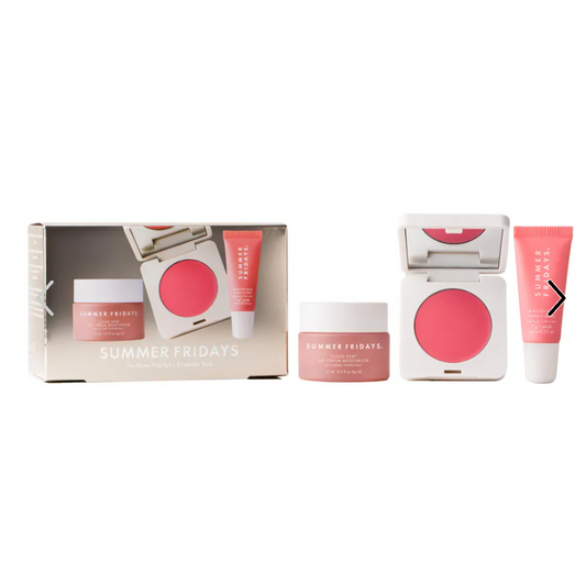 Summer Fridays  The Dewy Pink Set with mini Lip Butter Balm in Pink Sugar