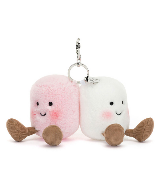 Amuseables Pair of Marshmallows Bag Charm