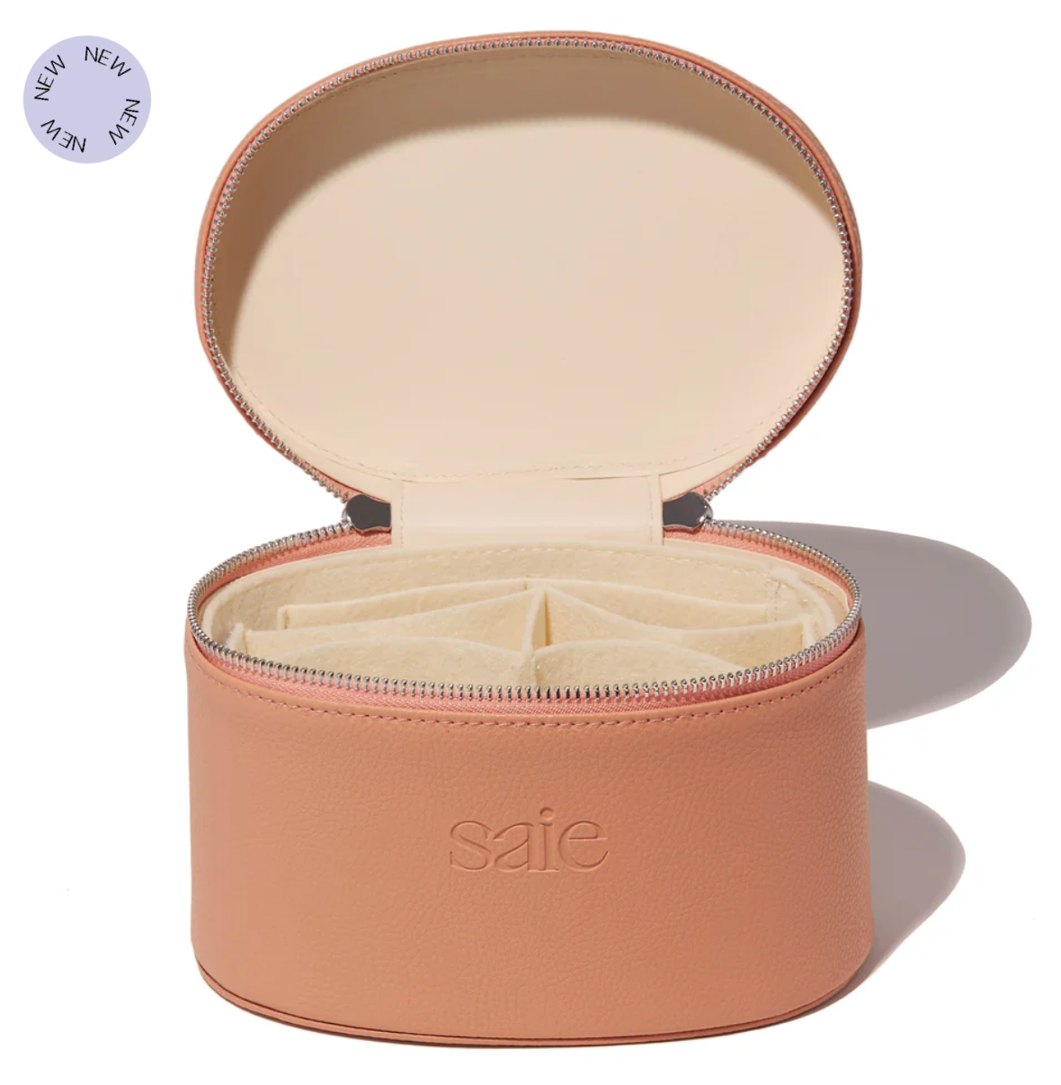 Saie Mini Vanity Case - Peach