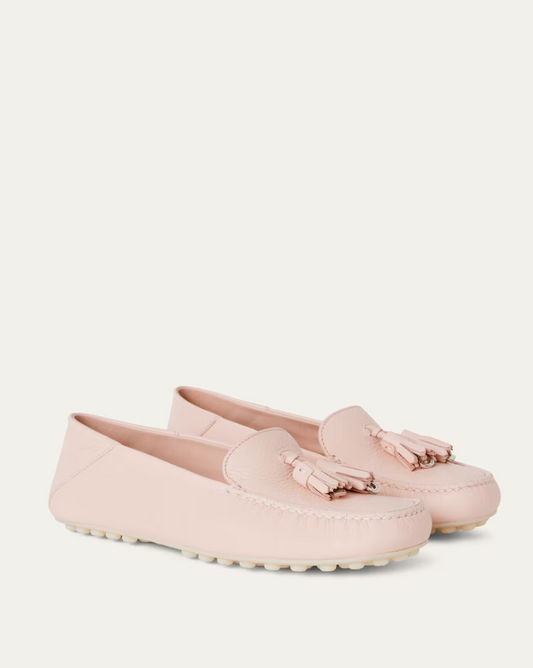 Dot Sole Walk Loafers -  Plum Flower