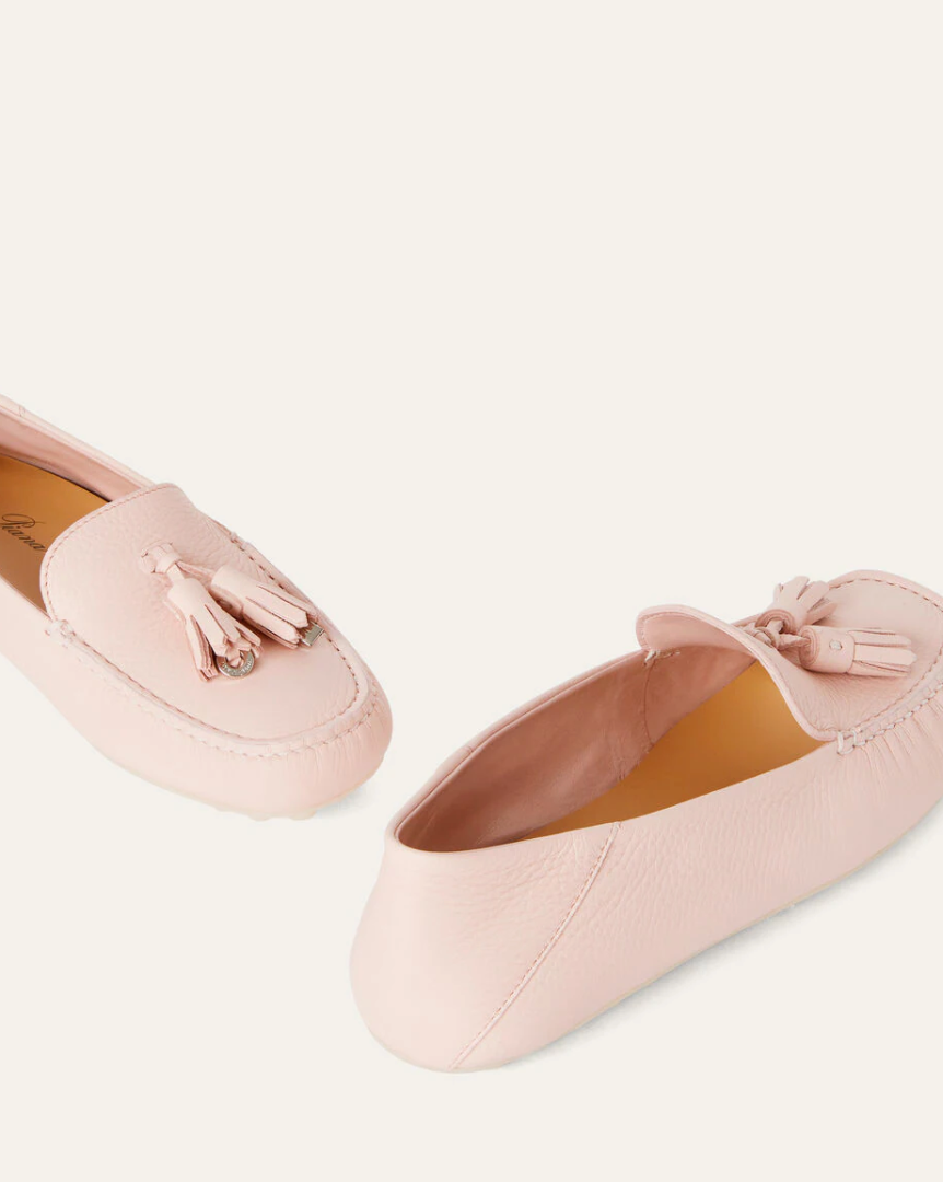Dot Sole Walk Loafers -  Plum Flower