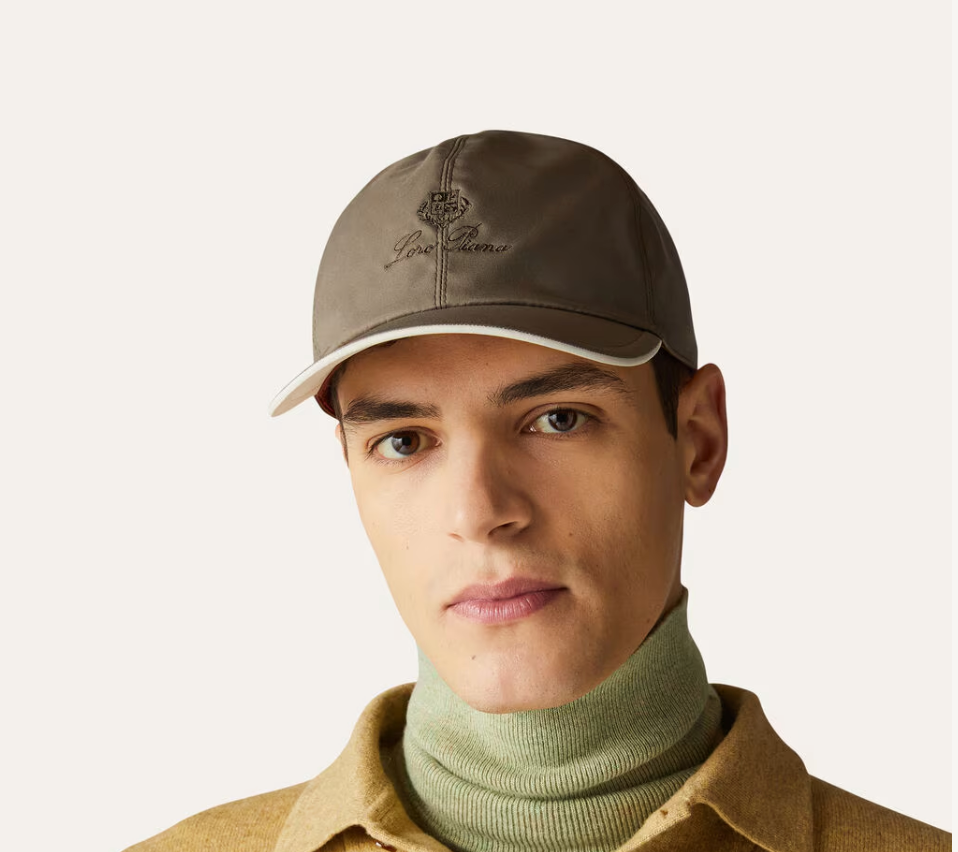 Baseball Cap - Dark Taupe/Ivory