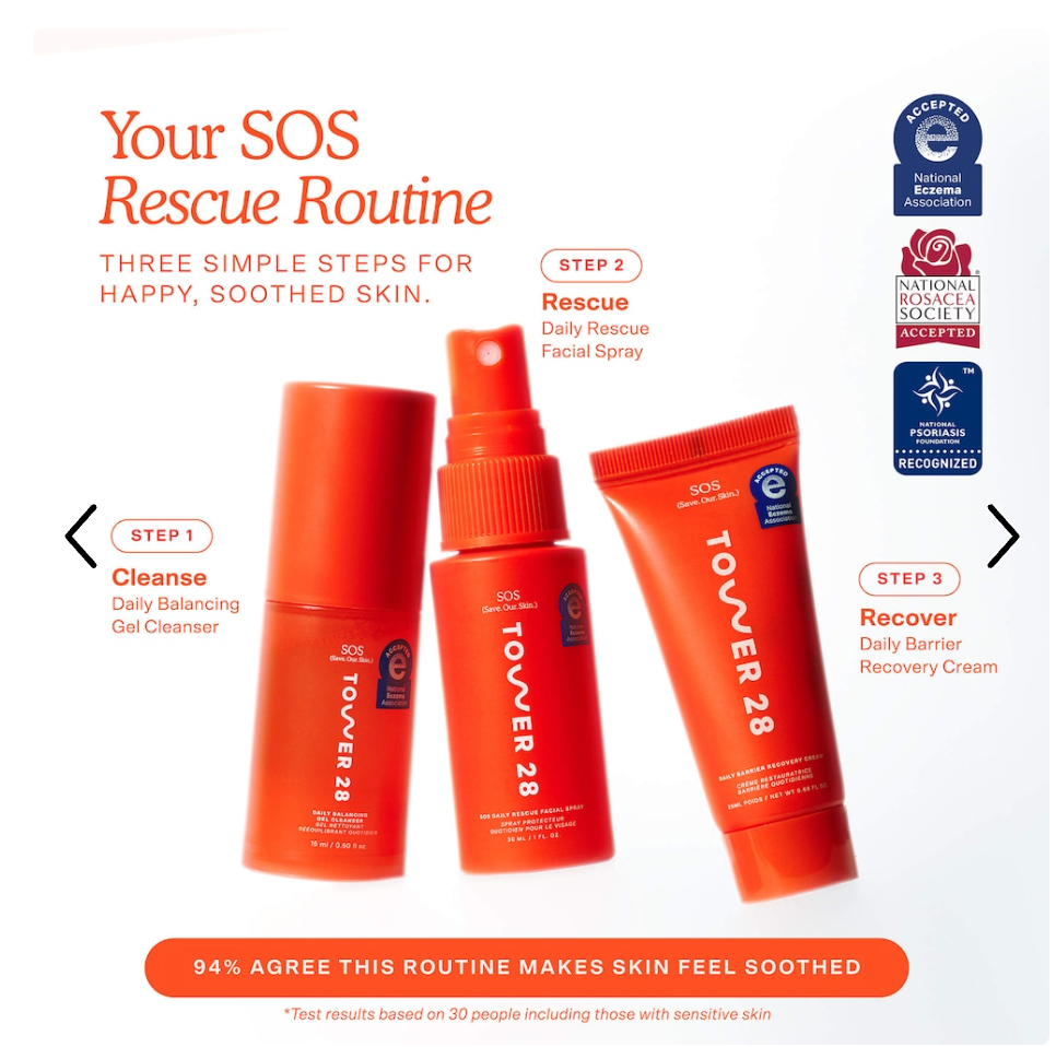 Tower 28 Beauty  Mini SOS Skincare Bestsellers Set