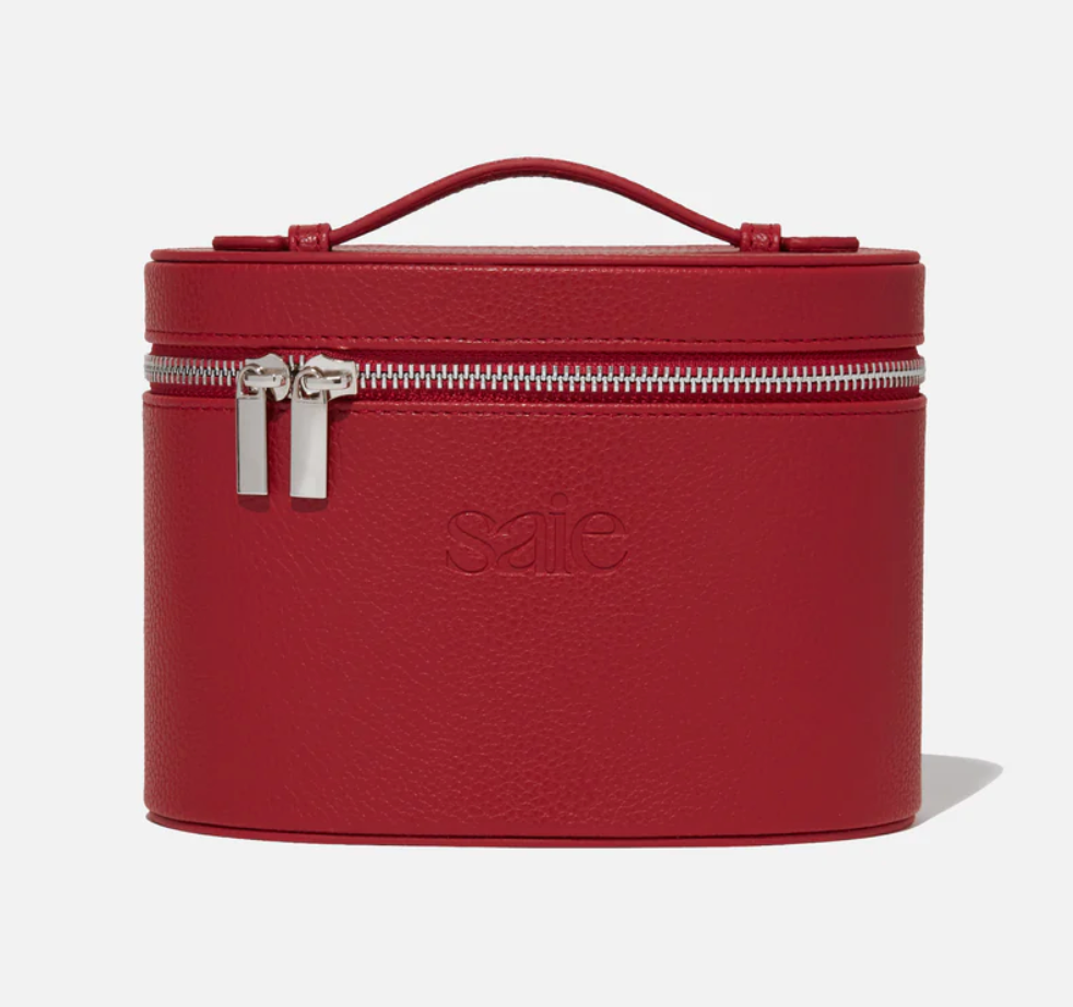 Saie Mini Vanity Case - Red