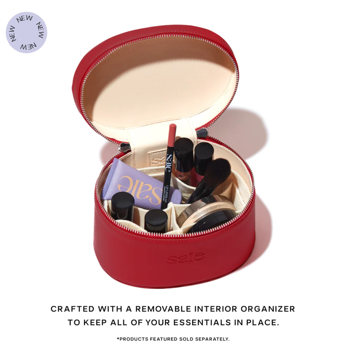 Saie Mini Vanity Case - Red