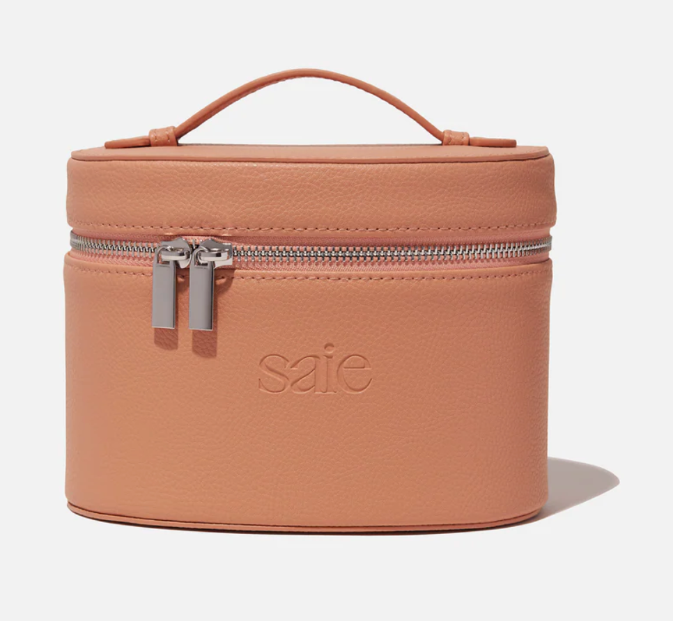 Saie Mini Vanity Case - Peach