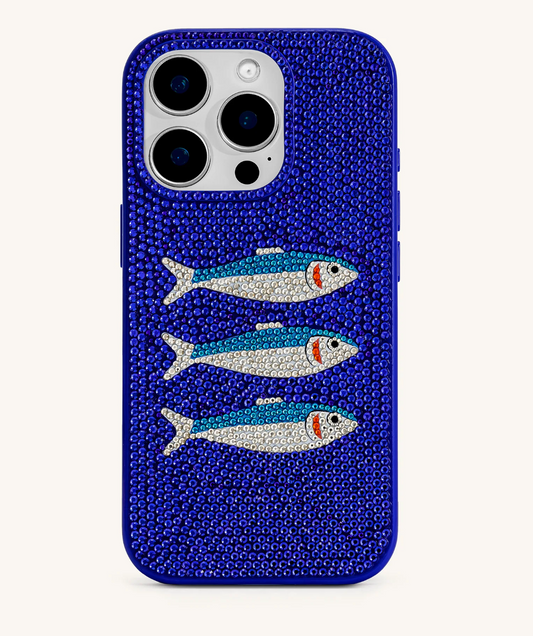 JW PEI - Fish Blue/White